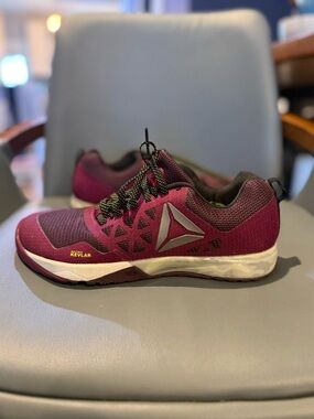 Reebok Women’s Purple Nano 6 Kevlar Crossfit Athletic  Training Shoes Size 8